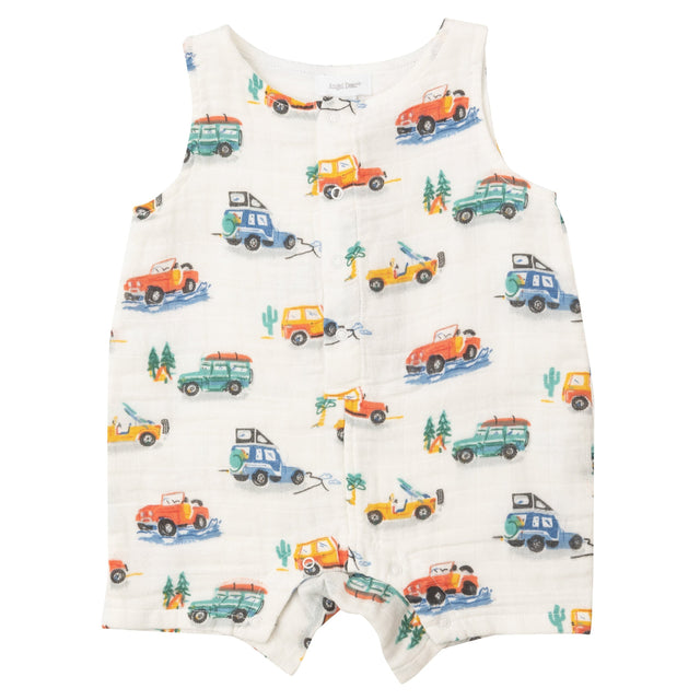 Shortie Romper - Off Road Adventure - HoneyBug 