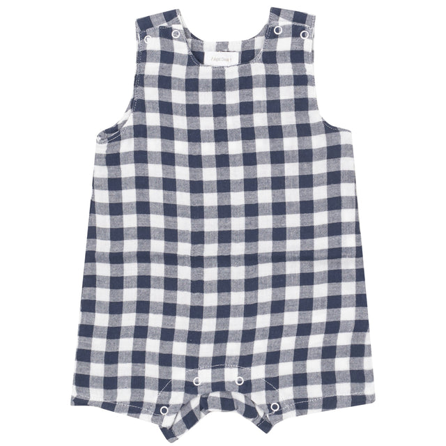 Sleeveless Jon Jon - Gingham Navy - HoneyBug 