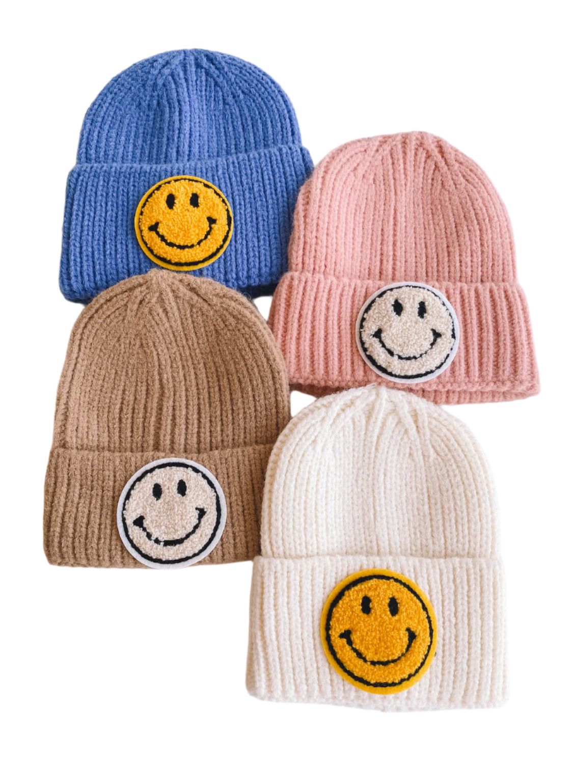 Smiley Patch Beanie