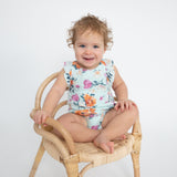 Sunsuit - Soft Petals Floral - HoneyBug 