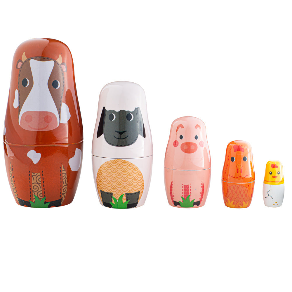 Farm Animal Russian Dolls