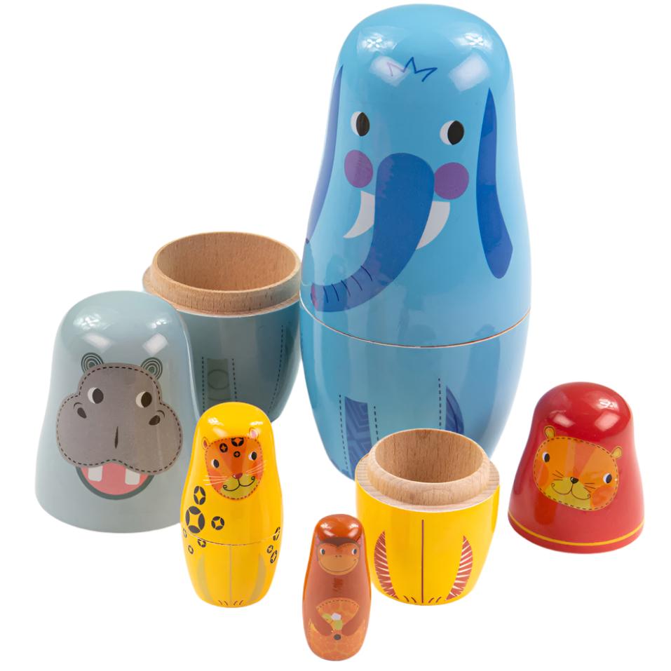 Jungle Animal Russian Dolls