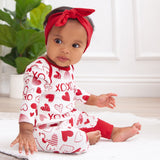 Hearts & Hugs Romper - HoneyBug 