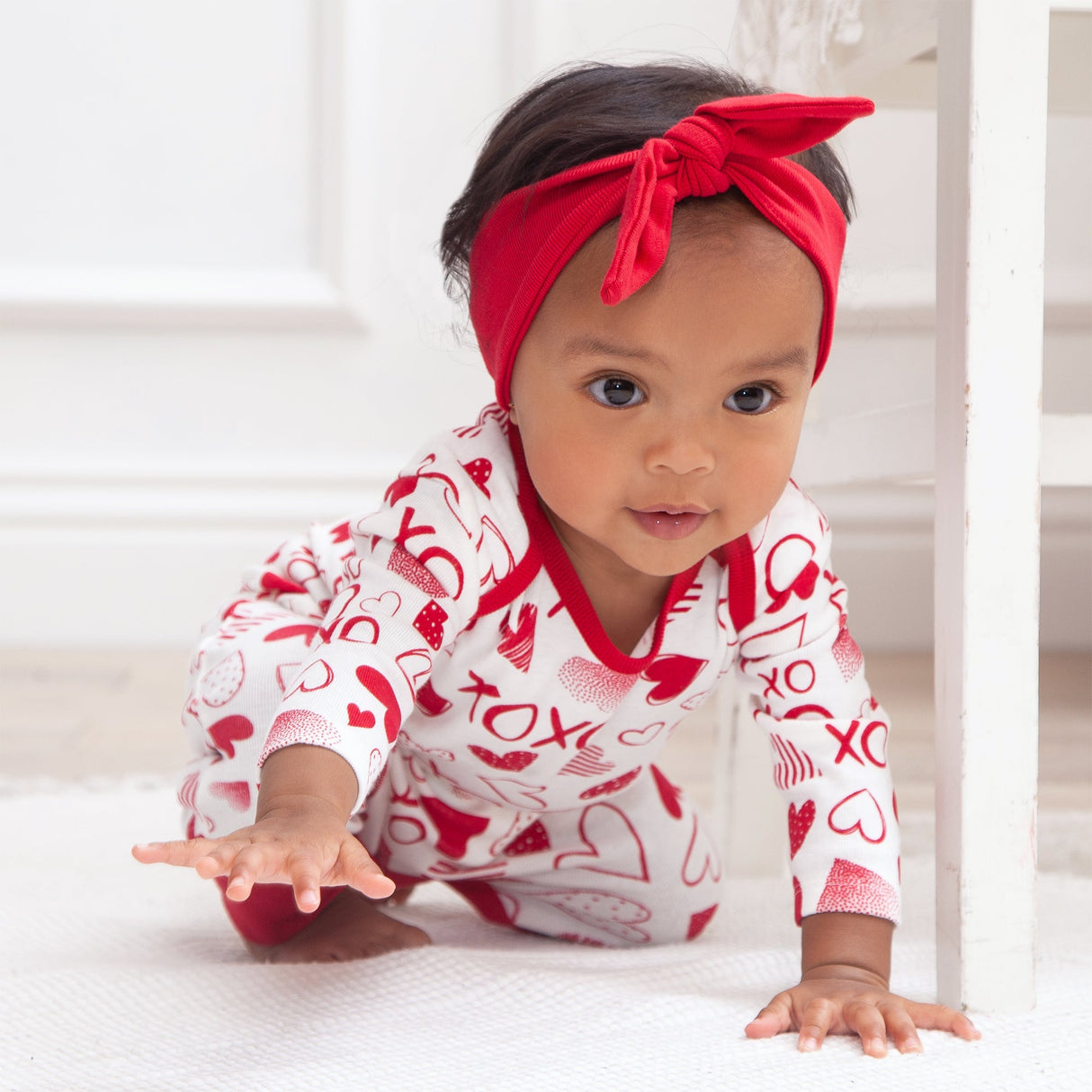 Hearts & Hugs Romper - HoneyBug 