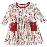 Cozy Christmas Bamboo Dress - HoneyBug 