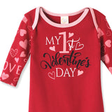 My 1st Valentine's Day Romper - HoneyBug 