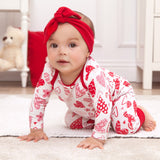 Hearts Valentine Romper - HoneyBug 