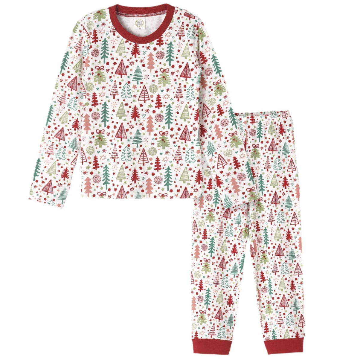 Cozy Christmas Kid's Bamboo Pajama Set - HoneyBug 