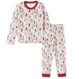 Cozy Christmas Kid's Bamboo Pajama Set - HoneyBug 