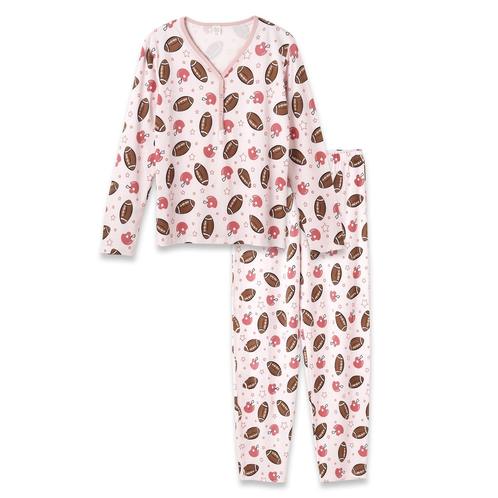 Christmas Santa Bamboo Women's Pajama Set