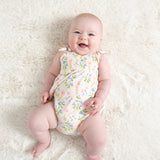 Tie Strap Smocked Bubble - Simple Pretty Floral