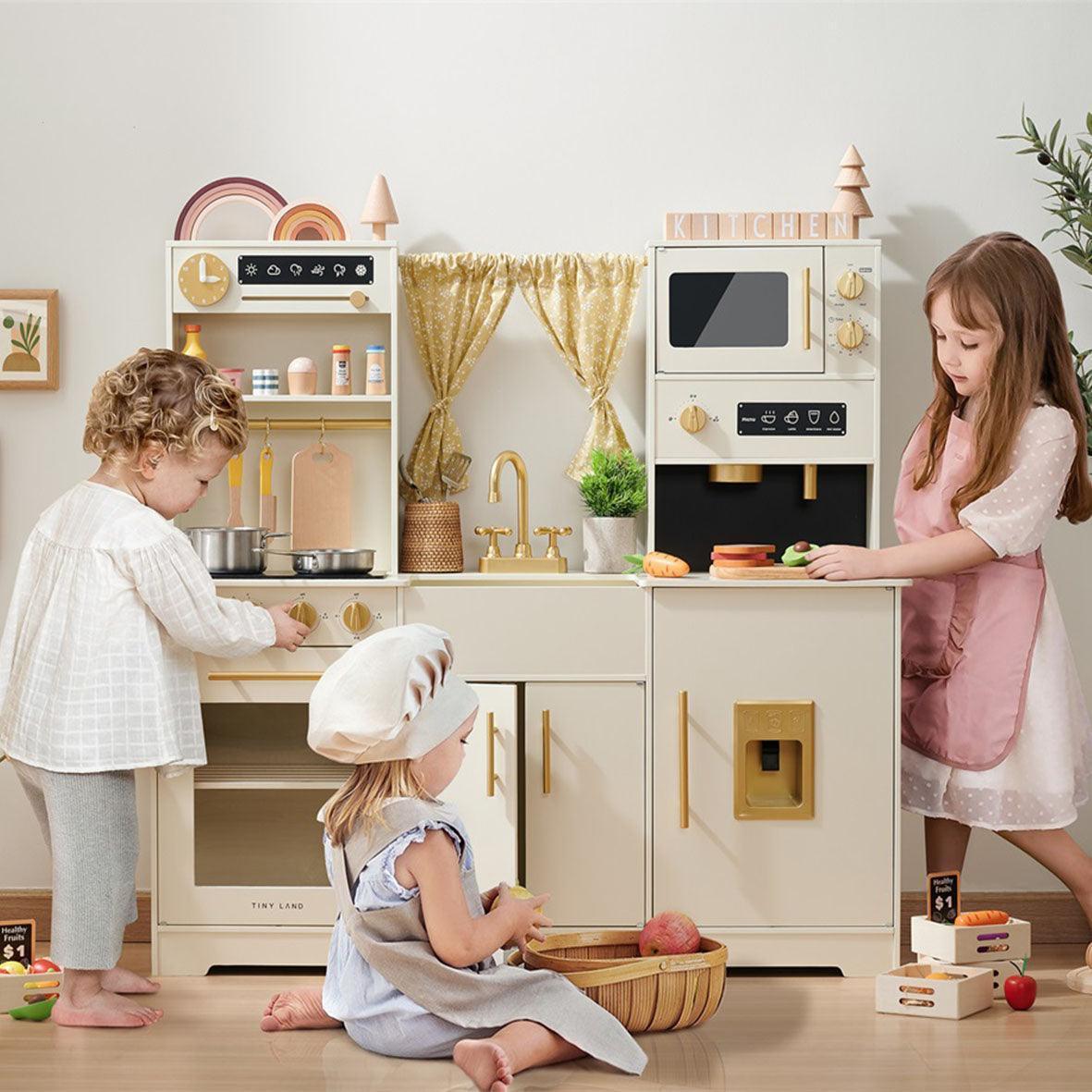 Tiny Land® Trendy Home Style Play Kitchen - HoneyBug 