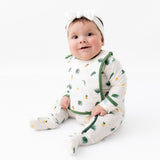 Tropical Palms & Bird of Paradise Bib Set