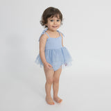 Tutu Bubble - Dusty Blue Solid Muslin