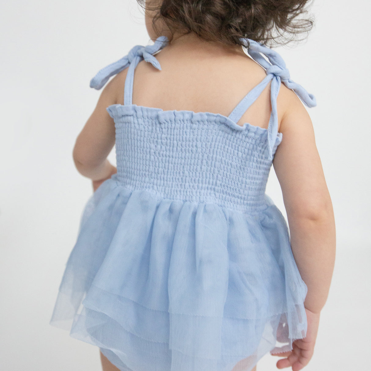 Tutu Bubble - Dusty Blue Solid Muslin