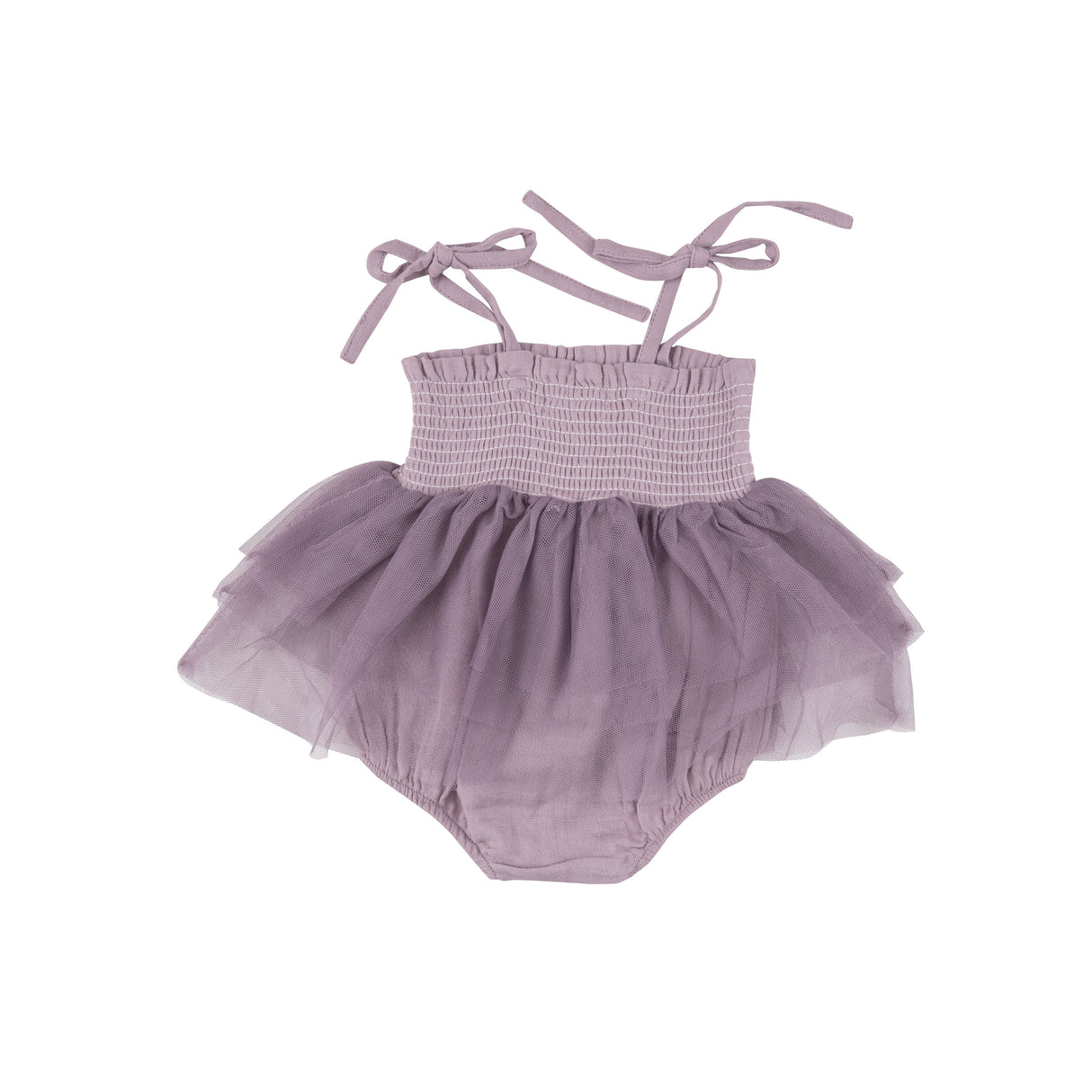 Tutu Bubble - Dusty Lavender Solid Muslin - HoneyBug 