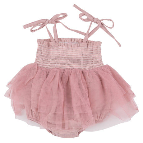 Tutu Bubble - Dusty Pink Solid Muslin - HoneyBug 