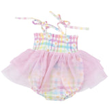 Tutu Bubble - Gingham Daisy - HoneyBug 