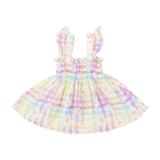 Twirly Dress - Gingham Daisy - HoneyBug 