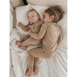 Two-Piece Pajamas - Desert Tan - HoneyBug 