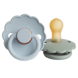 FRIGG Daisy Natural Rubber Pacifier 2-Pack - Powder Blue/Sage