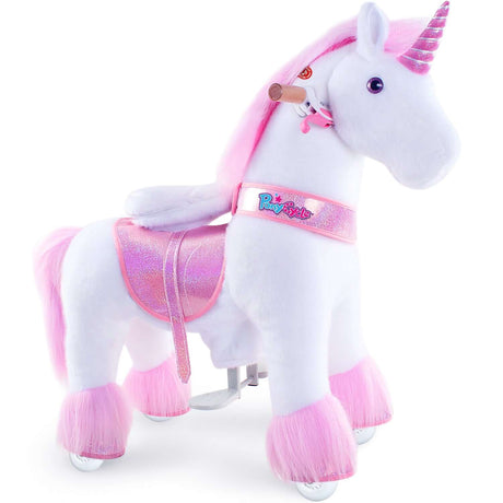 Model U Ride-On Unicorn Age 3-5 Pink - HoneyBug 