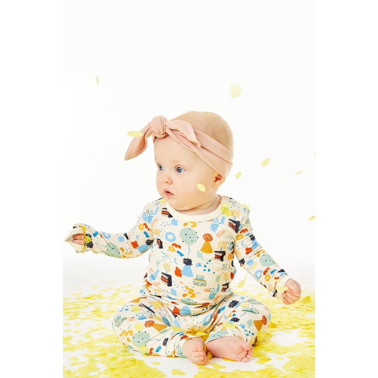 Long Sleeve Pajama Set - Birthday - HoneyBug 