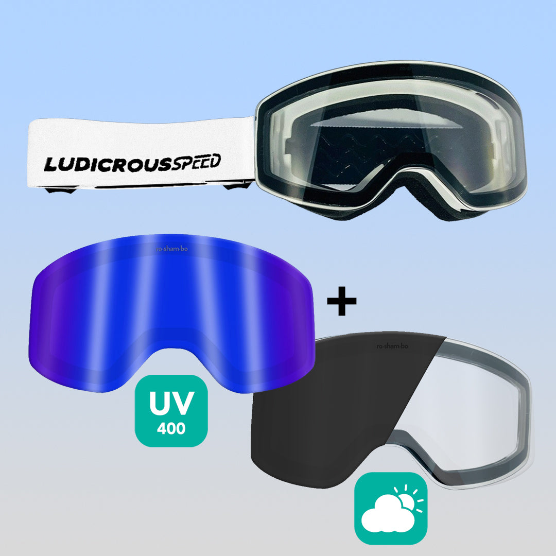 Ludicrous Speed Snow Goggles Set | Youth - HoneyBug 