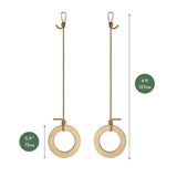 Wooden Gymnastic Rings for Kids