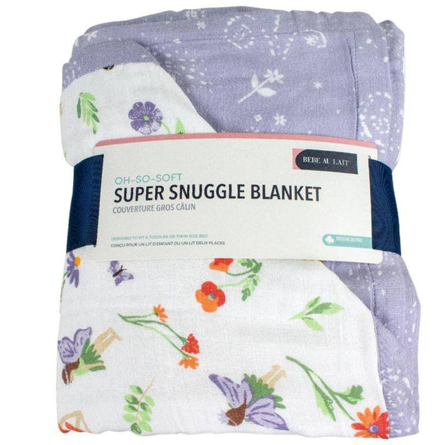 Woodland Fairy + Fairy Dust Oh So Soft Muslin Super Snuggle Blanket - HoneyBug 