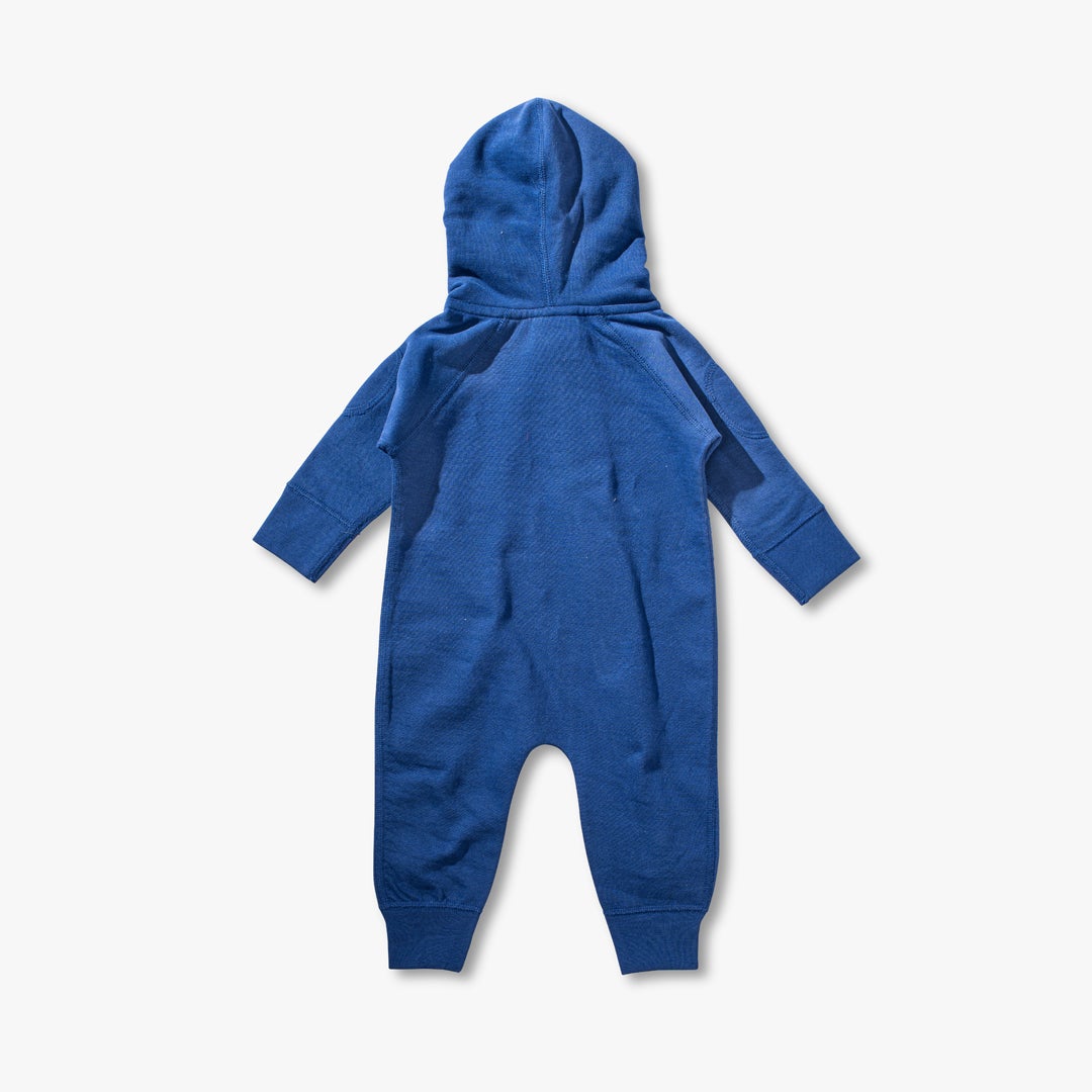 Mountain Bear Blue Winter Zipsuit