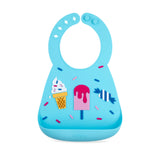 3D Silicone Bib - Ice Cream - HoneyBug 