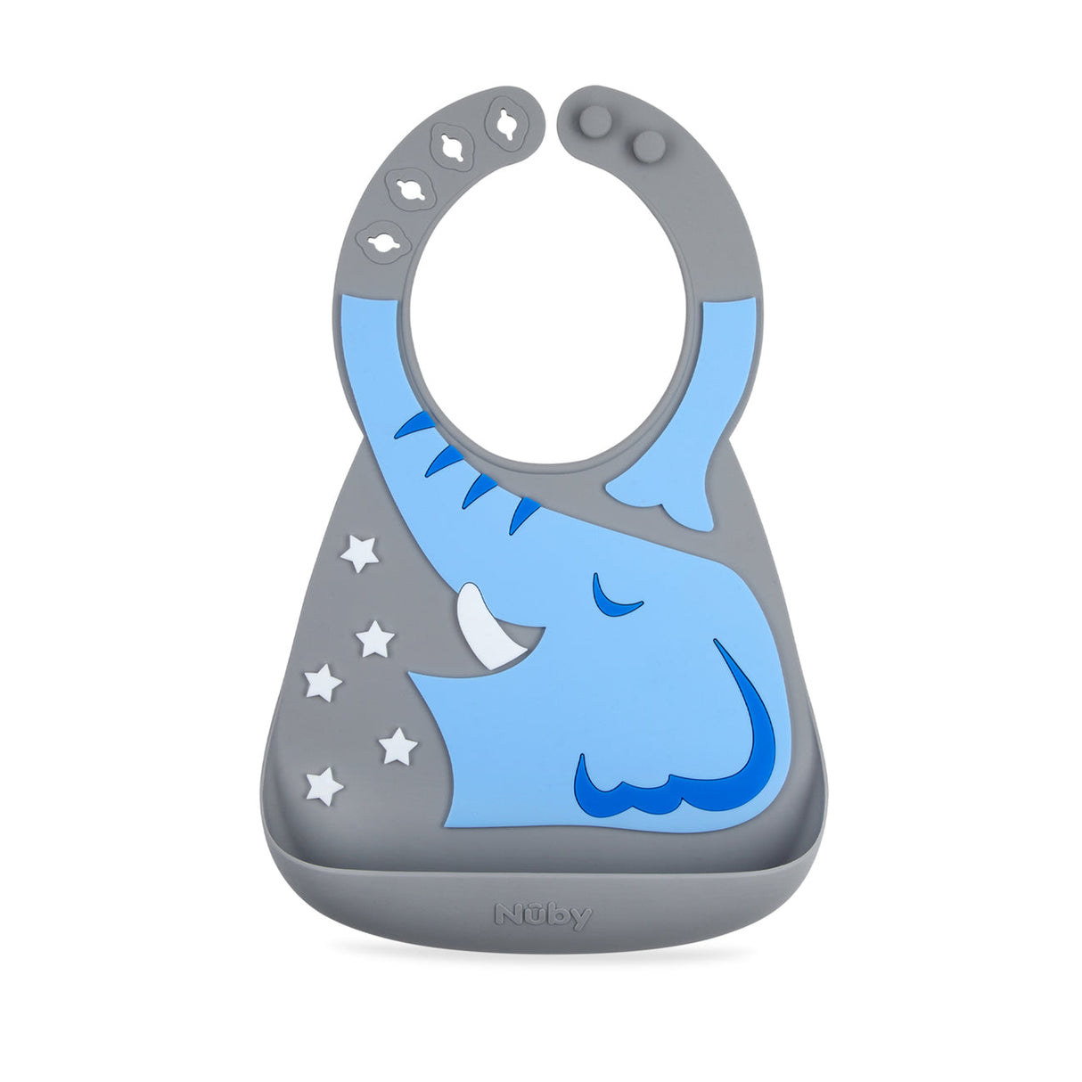 3D Silicone Bib - Elephant - HoneyBug 