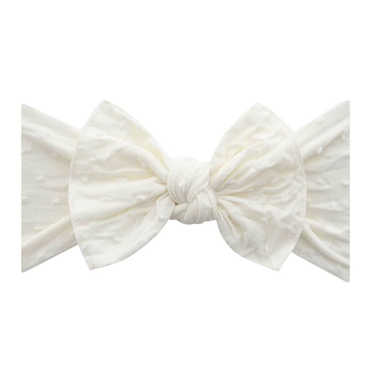 Patterned Shabby Knot - Ivory Dot - HoneyBug 