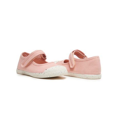 ECO-friendly Canvas Mary Jane Sneakers in Peach by childrenchic - HoneyBug 