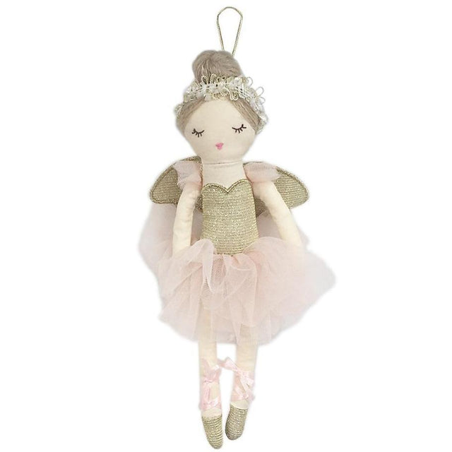 Sugar Plum Fairy Plush Doll Ornament - HoneyBug 