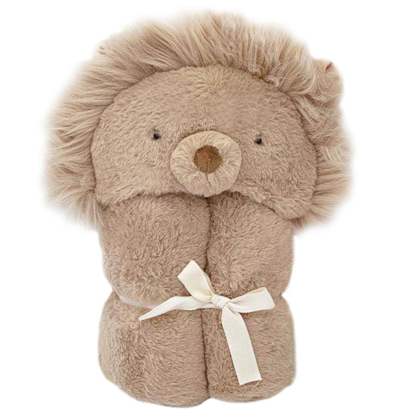 'Luca' Plush Lion Hooded Blanket - HoneyBug 