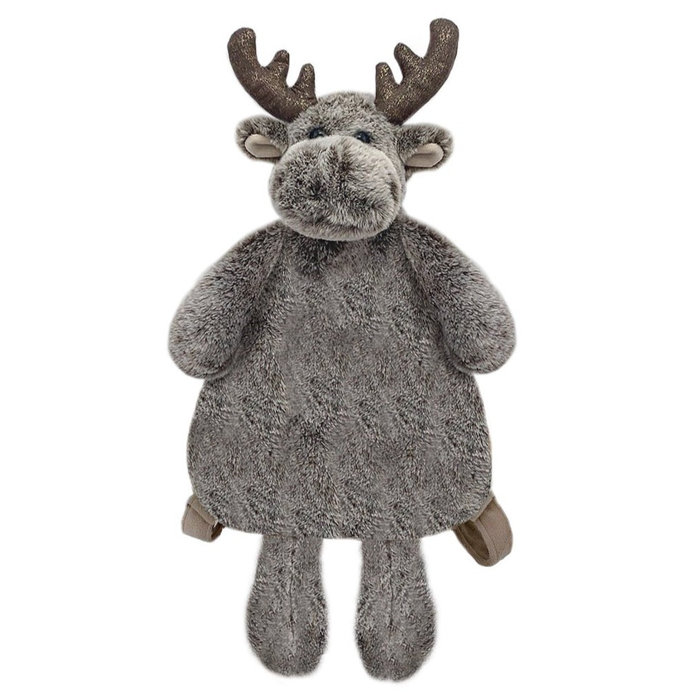 'Marley' Moose Plush Backpack - HoneyBug 