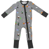 2 Way Zip Romper - Lil Monsters - HoneyBug 