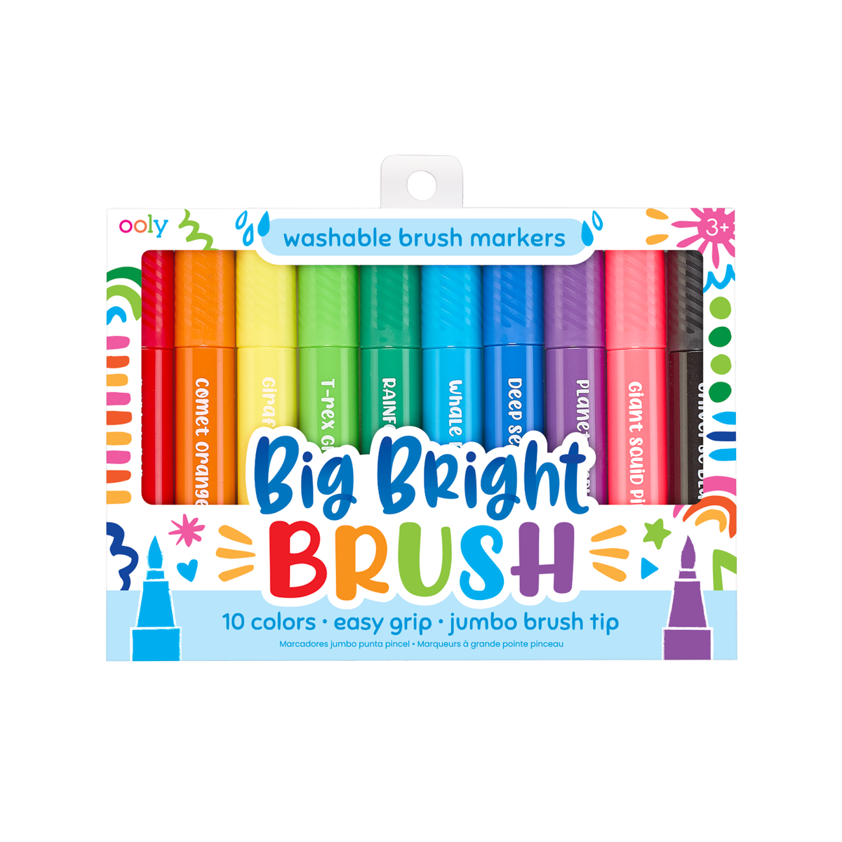 Big Bright Brush Markers by OOLY - HoneyBug 