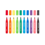 Big Bright Brush Markers by OOLY - HoneyBug 