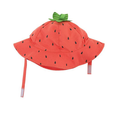 UPF50+ Baby Sun Hat - Strawberry - HoneyBug 