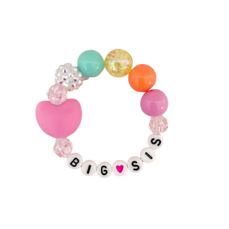 Big Sis Silicone Heart Bracelet - HoneyBug 