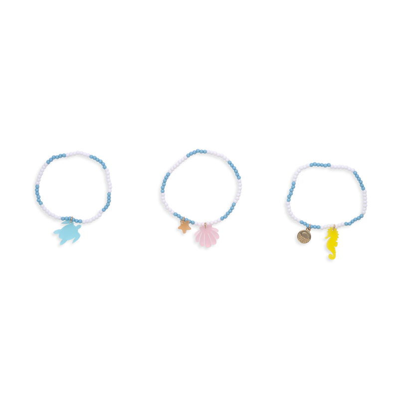 Shelley Charm Bracelets - Set of 3 - HoneyBug 