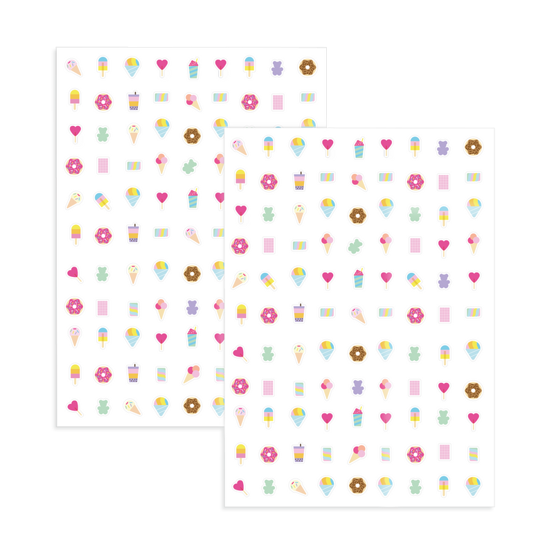 Lolly Nail Stickers - 2 Sheets - HoneyBug 