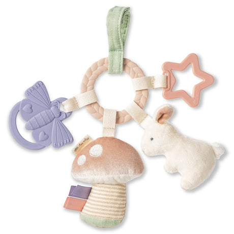 Bitzy Busy Ring Teething Activity Toy - Bunny - HoneyBug 