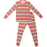 Adult Pajamas - Vintage Deer Fair Isle - HoneyBug 