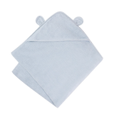 Organic Cotton Hooded Towel - Blue - HoneyBug 