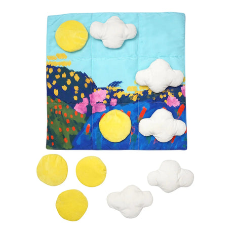 Sunny Day Floor Mat Tic Tac Toe by Manhattan Toy - HoneyBug 