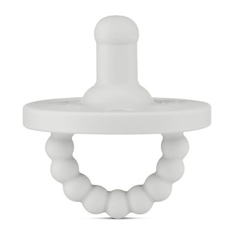 Cutie PAT Round Pacifier Stage 2 - Grey - HoneyBug 